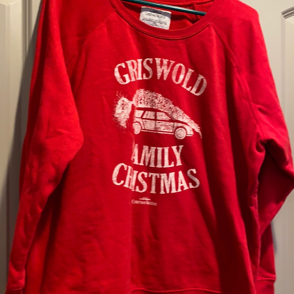 Torrid Griswold Christmas sweatshirt plus size 3 like new no flaws